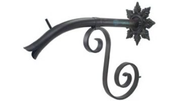 Black Oak Foundry Large Courtyard Spout with Normandy | Oil Rubbed Bronze Finish | S7683-ORB