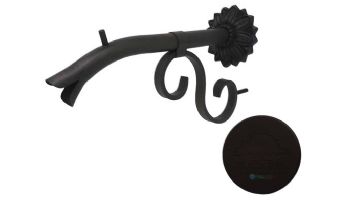 Black Oak Foundry Small Courtyard Spout with Small Nikila | Oil Rubbed Bronze Finish | S7580-ORB
