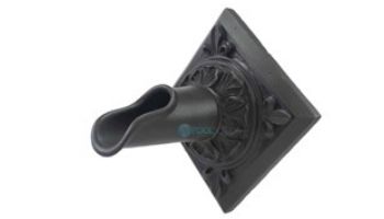 Black Oak Foundry Diamond Oak Leaf Scupper | Oil Rubbed Bronze Finish | S52-A-ORB