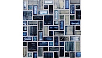 National Pool Tile Cosmopolitan Mosaic Glass Series Pool Tile | Gold | COS-DUBAI