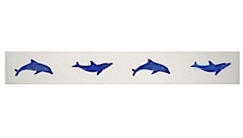 Artistry In Mosaics Step Markers Bubbles Blue Mosaic | 3" x 24" | SMBUBBLU
