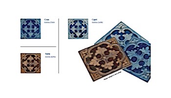 National Pool Tile Hana 6x6 Series | Capri | HANA-CAPRI