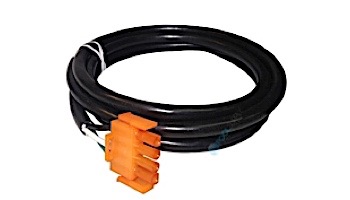 Spa Builders AMP Plug Aux - 4 Pin 14-3 x 72" Orange | 38-0002