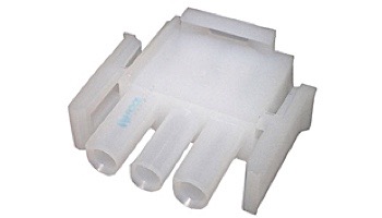 AMP Plug MATE-N-LOCK 3 Pin White | 480700-5