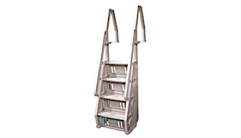 VinylWorks Deluxe In Pool Step for Above Ground Pools | Taupe | IN24-T