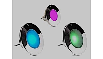 J&J Electronics ColorSplash XG Series Color LED Pool Light SwimQuip Version | 120V Equivalent 33W 100' Cord | LPL-F2C-120-100-PSQ