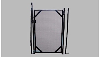 GLI Pool Products Protect-A-Pool Inground Safety Fence Gate | 4' x 30" Black | NE186 30-0400-BLK-GATE-CGS