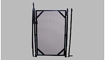 GLI Pool Products Protect-A-Pool Inground Safety Fence Gate | 5' x 30" Black | 30-0500-BLK-GATE-CGS