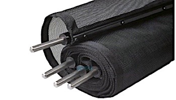 GLI Pool Products Protect-A-Pool Inground Safety Fence | 5_#39; x 12_#39; Section Black | Model NE181F | 30-0512-BLK-PAP