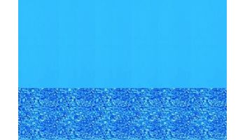 18' Blue Wall Swirl Bottom Overlap Above Ground Pool Liner for 48" - 52" Pools | LI1848SB20