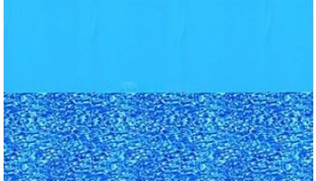 Blue Swirl 12'X18' Oval Standard Gauge Overlap Style Liner | LI1218MB25