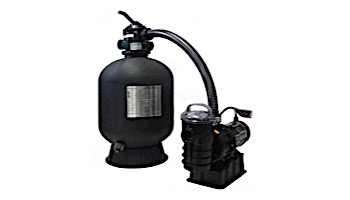 Pentair 22" Cristal Flo II Sand Filter Tank with Valve & Sta-Rite 1-1.5-Hp Pump | NE612