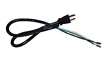 J & J Electronics NEMA Plug 110V 15A 14/3 3' Cord | AL-201