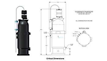 DEL MDV XL Mixing De-Gas Vessel for DEL AOP Systems | MDV-100