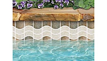 US Pool Tile New Surf Series | Green and Ivory | NS280