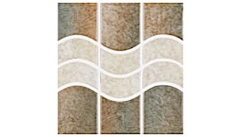 US Pool Tile New Surf Series | Green and Ivory | NS280