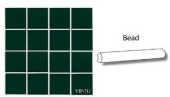 Fujiwa Tile VIP 3x3 Series | Hunter Green | VIP-711