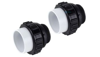 Custom Molded Products | 2" SCH80 CPVC Union Male Adaptor | Set of Two | 21063-200-000