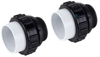 Custom Molded Products | 2" SCH80 CPVC Union Male Adaptor | Set of Two | 21063-200-000