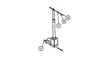 SR Smith aXs Lift 3/8" -16 Nylon Nut | 800-2000