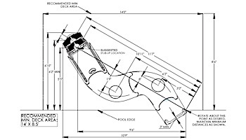 Inter-Fab X-Stream 2 Pool Slide | Right or Left Turn | Tan | XS-TA-SS