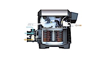 Jandy JXi Pool & Spa Heater Low-NOx | 200K BTU Natural Gas | Electronic Ignition | Digital Controls | JXI200N