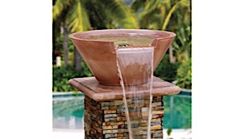 AquaCal Fire FX Illuminated Spillover Water Bowl | Copper | R301015CP