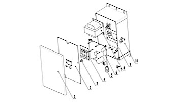 CaliMar® Salt Chlorine Generator Printed Circuit Board | CMARSHAPCB2