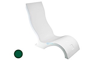 Ledge Lounger Signature Collection Chair | Green | LL-SG-CR-DG
