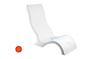 Ledge Lounger In-Pool Chair | Orange | LLCR-O