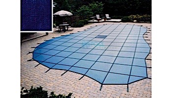 Arctic Armor 20-Year Ultra Light Solid Center End Step Safety Cover | Rectangle 16' x 40' Blue | WS2153B