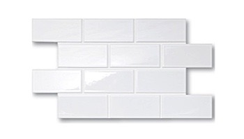 Cepac Tile Contour Flat Series | Matte White | CON-2F