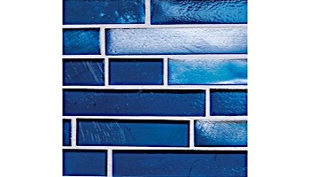 National Pool Tile Aquascapes Interlocking Glass Tile | Aquamarine | OCN-AQUAMARINE IS12
