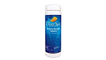 ClearSpa Bromo Bright 1" Chlorine Tablets | Bottle | 1.5 lb Bottle | CSBR015