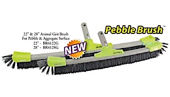 Xcalibur Pro Animal Pebble Brush for Pebble & Aggregate Surface | 28" | BR4128G