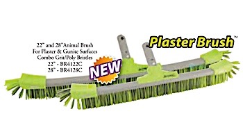Xcalibur Pro Animal Plaster Brush for Plaster & Gunite Surfaces | 22" | BR4122C