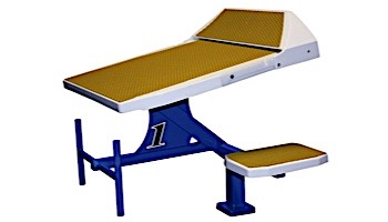 SR Smith Velocity Single Post Side Mount Starting Platform with TrueTread and Track Start | VELOSM-TS-TA