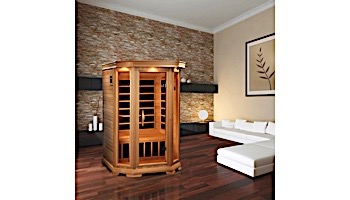 GoldenDesigns Luxury 2 Person Carbon Far Infrared Sauna | GDI-6272-01