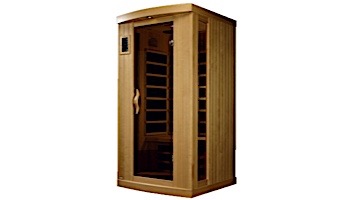 GoldenDesigns PureTech 1 Person Ultra Low EMF Carbon Far Infrared Sauna | GDI-6154-01