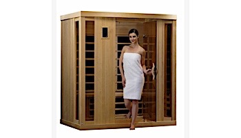 GoldenDesigns PureTech 4 Person Ultra Low EMF Carbon Far Infrared Sauna | GDI-6454-01