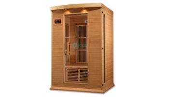 Golden Designs Maxxus 2-Person Low EMF FAR Infrared Carbon Sauna | Red Cedar | MX-K206-01 CED