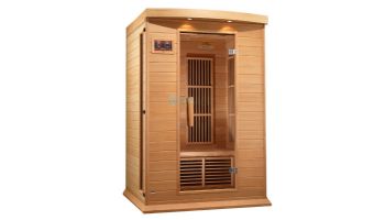 Golden Designs Maxxus 2-Person Low EMF FAR Infrared Carbon Sauna | Red Cedar | MX-K206-01 CED