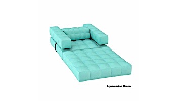 Pigro Felice Modul'Air 2-in-1 Inflatable Armchair Lounger Pool Float | Aquamarine Green | 921985-AGREEN