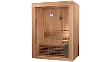 Golden Designs Sundsvall 2 Person Traditional Steam Sauna | Cedar | GDI-7289-01 Cedar