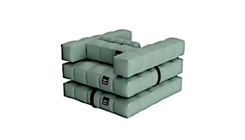 Pigro Felice Modul'Air 2-in-1 Inflatable Armchair Lounger Pool Float | Stone Grey | 921985-SGREY