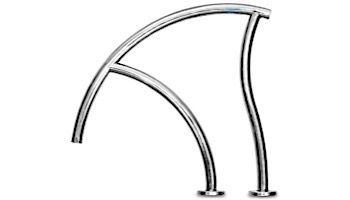SR Smith Designer Series Grab Rail Single | 1.90" x .065" Thickness 304 Stainless Steel | DR-G3D065-SINGLE
