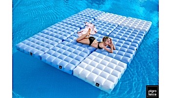 Pigro Felice Modul'Air Inflatable Base Pool Float | Olive Green | 921987-OGREEN