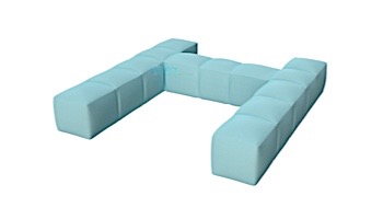 Pigro Felice Modul'Air Inflatable Armchair Backrest | Aqua Blue | 921988-AQUABLUE