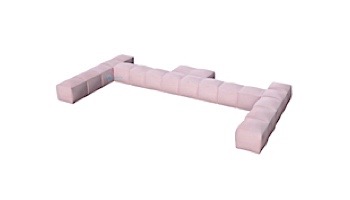 Pigro Felice Modul'Air Inflatable Sofa Backrest | Rose Pink | 921989-RPINK