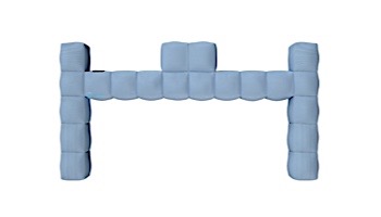 Pigro Felice Modul'Air Inflatable Sofa Backrest | Azur Blue | 921989-AZURBLUE